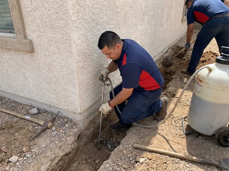 Subterranean Termite Trench-and-Treat in Peoria, AZ